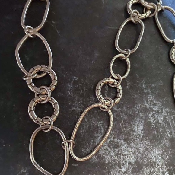 Brighton Silver Plated Pebble Link Necklace - Picture 5 of 12